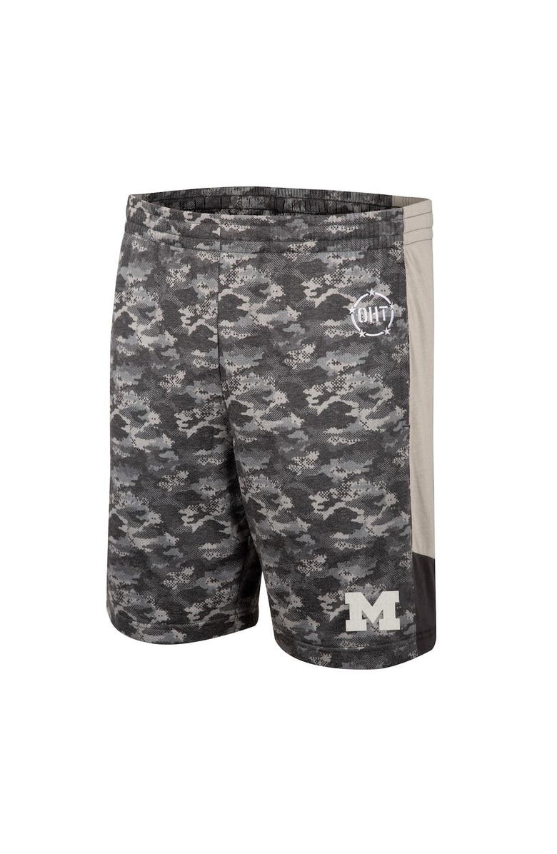 COLOSSEUM Men's Colosseum Camo Michigan Wolverines OHT Military Appreciation Terminal Shorts, Alternate, color,