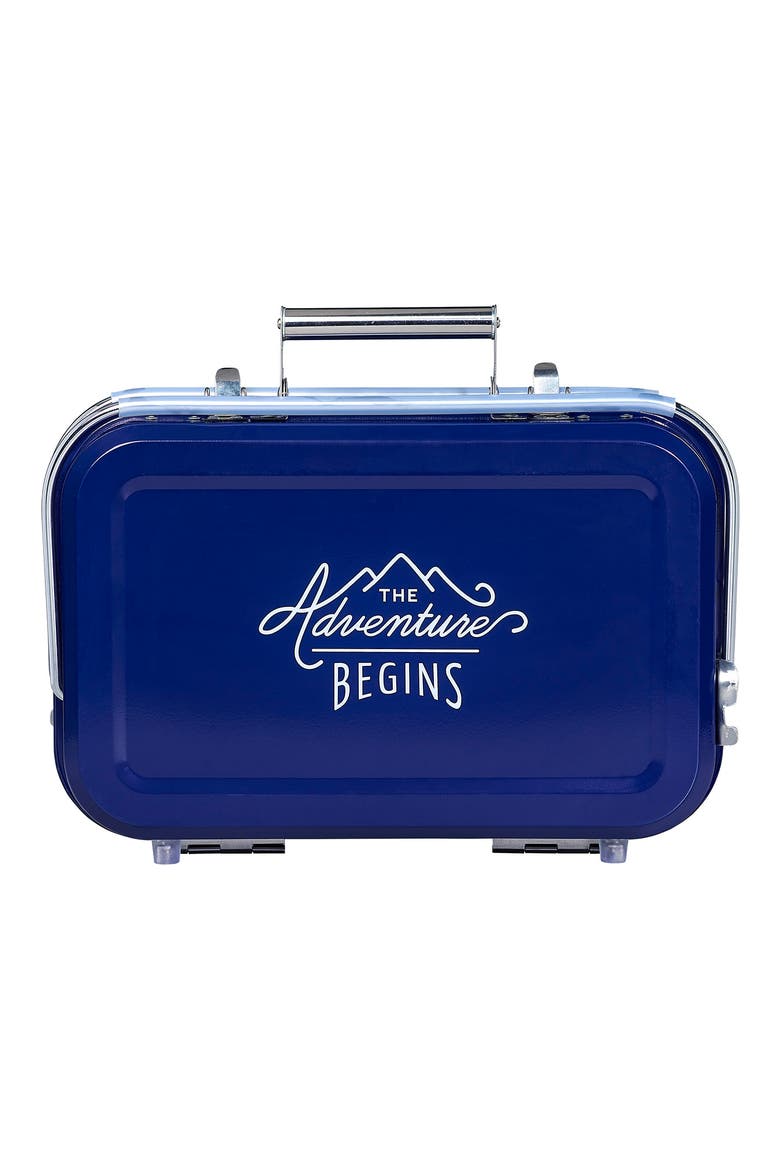 Large Portable Barbeque, Alternate, color, BLUE