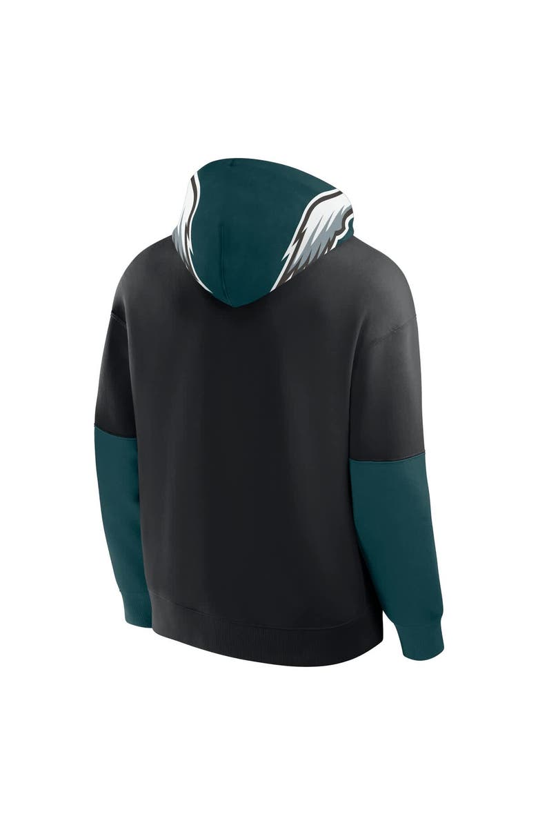 FANATICS Men's Fanatics Black Philadelphia Eagles Helmet Pullover Hoodie, Alternate, color, Black