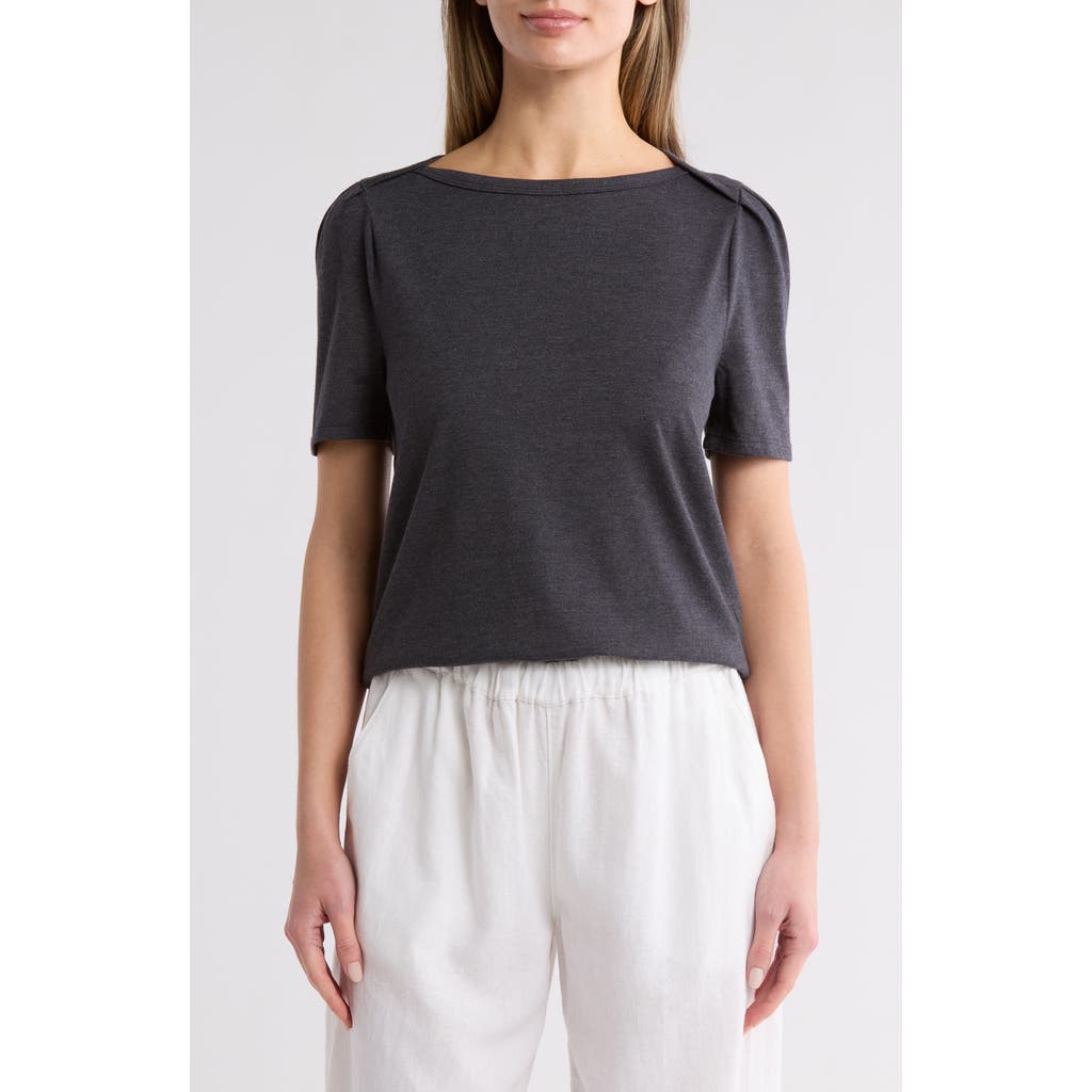 CASLON CASLON® STRIPE ENVELOPE NECK KNIT TOP