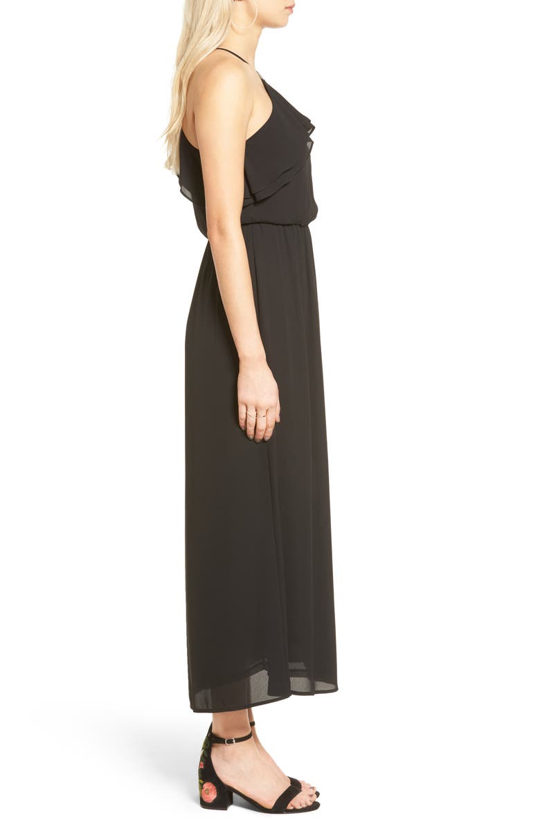 All in Favor Ruffle Maxi Dress, Alternate, color,