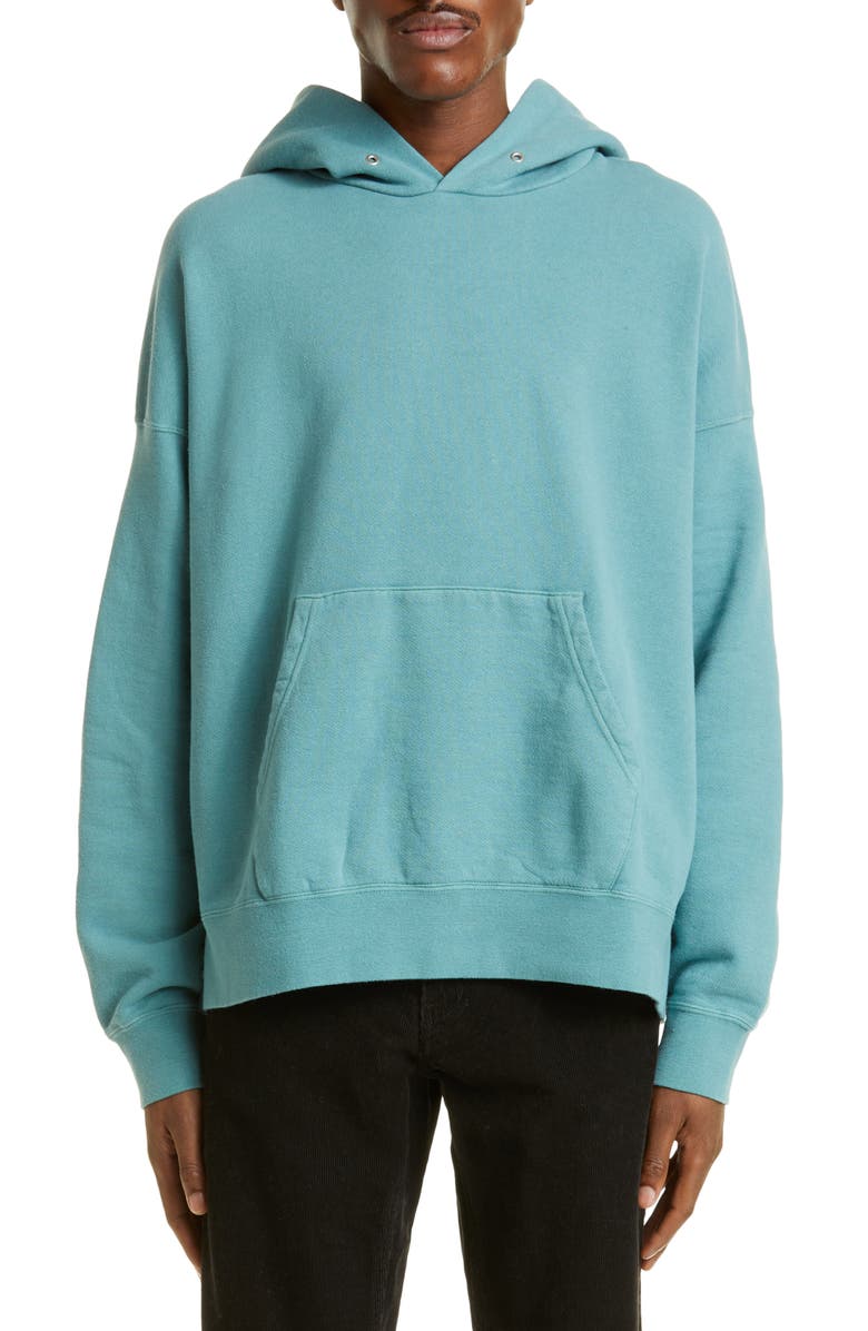 VISVIM Oversize P.O. Cotton French Terry Hoodie, Main, color, 