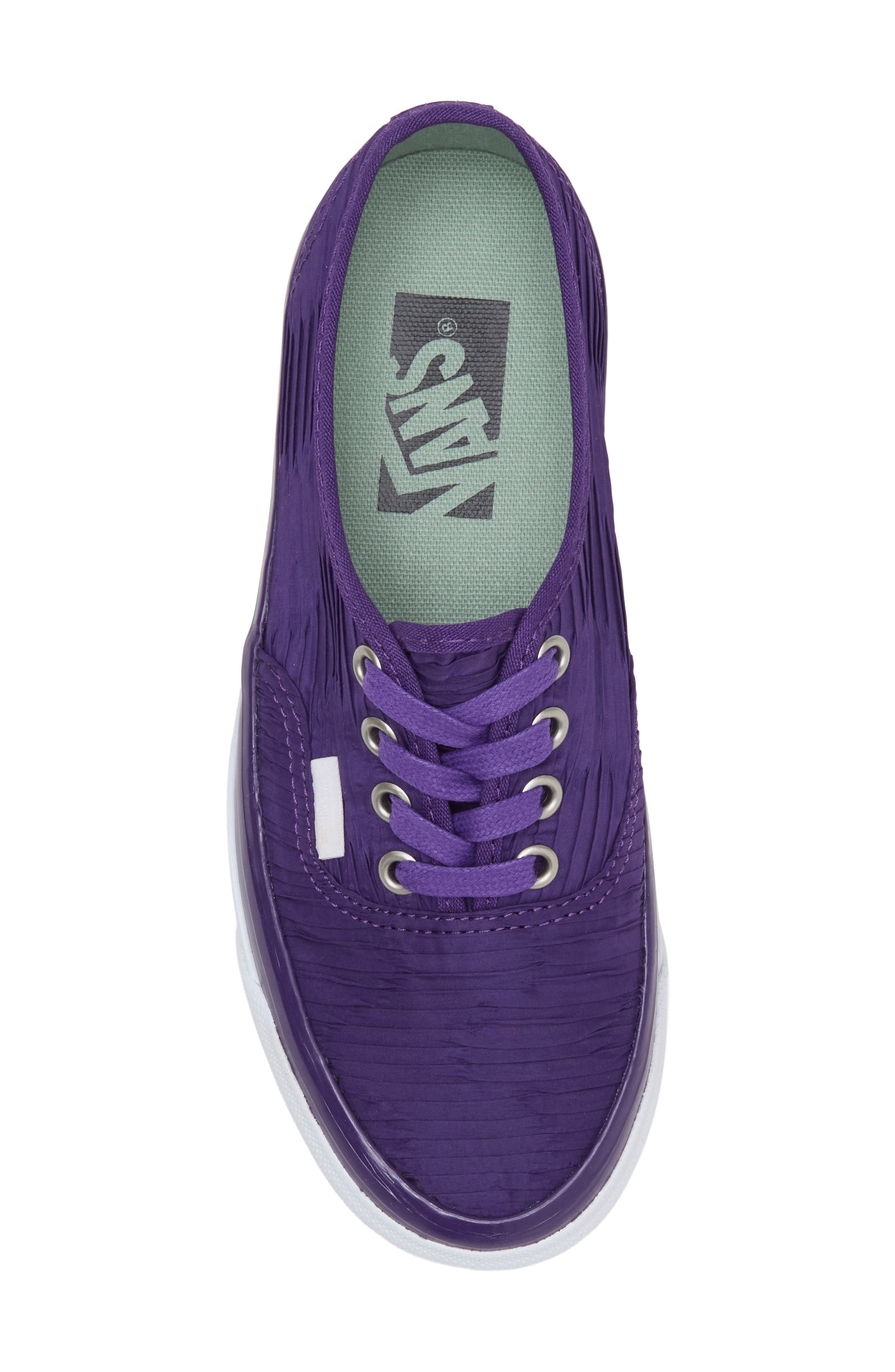 LX Authentic 44 Pleat Sneaker, Alternate, color, PLUM