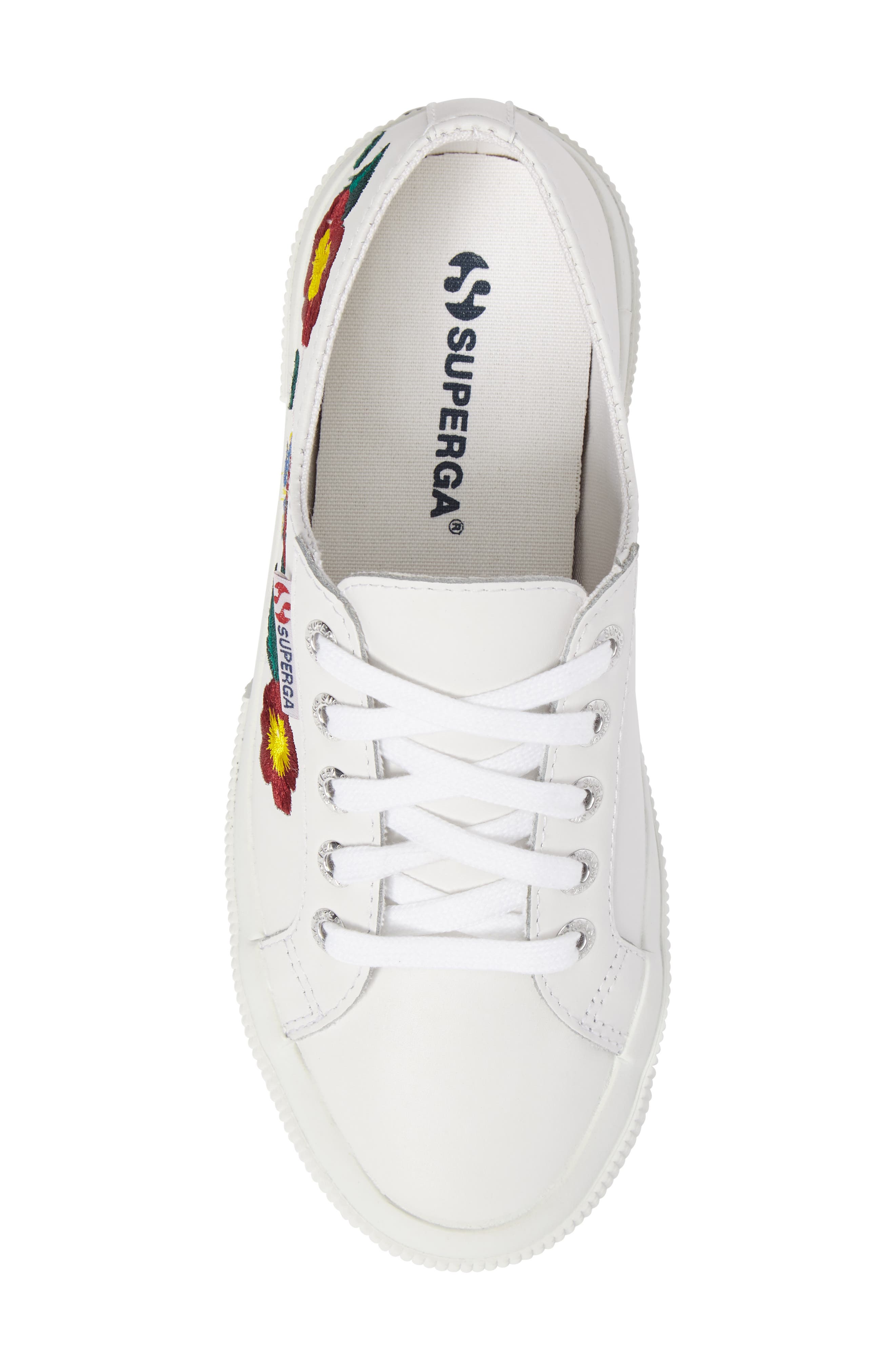 2750 Embroidered Sneaker, Alternate, color, WHITE