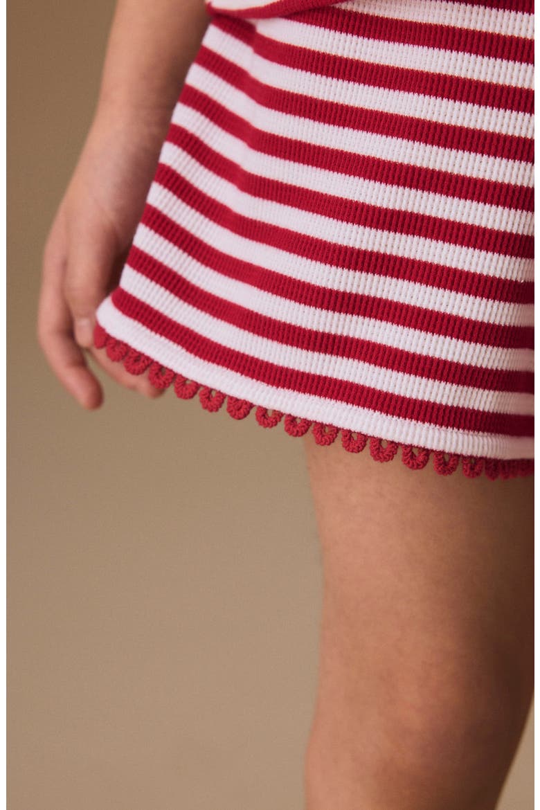 Kids' Stripe Tank & Shorts Set, Alternate, color, RED