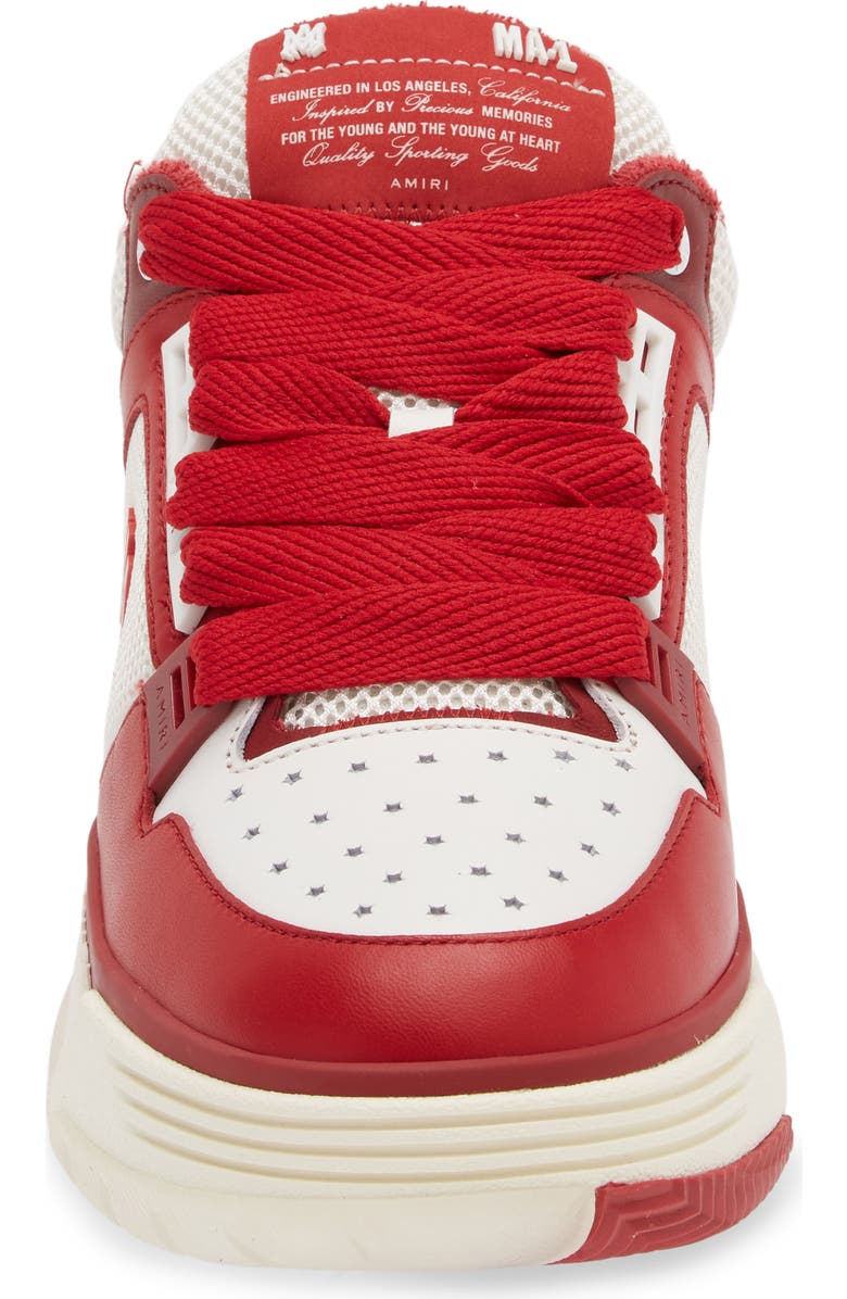 AMIRI MA-1 Platform Sneaker, Alternate, color, Alabaster Red