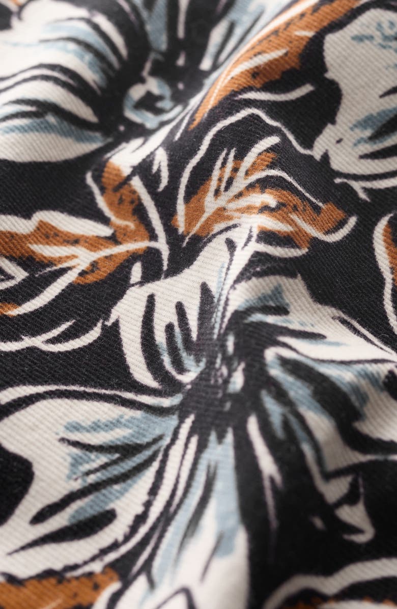 Seasalt Cornwall Port Gaverne Floral Organic Cotton Pincord Tunic, Alternate, color, Mallow Blooms Onyx