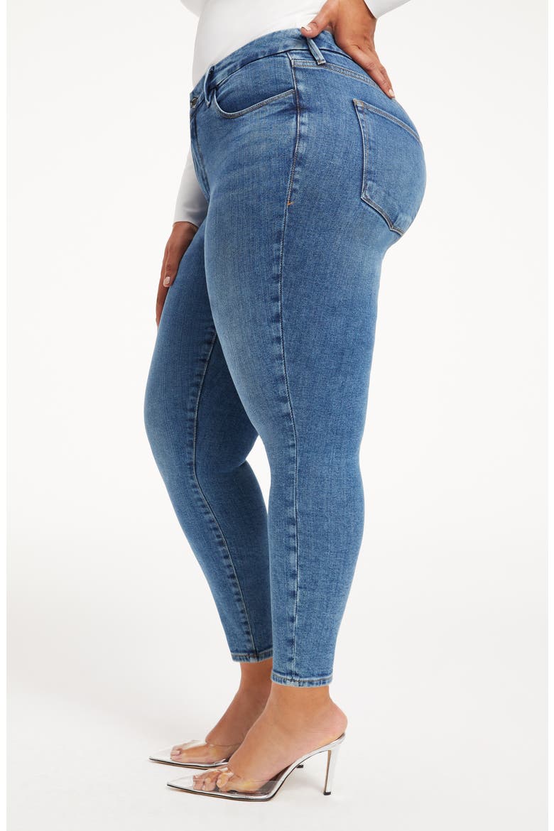 Good Waist Cropped Jeans, Alternate, color, INDIGO201