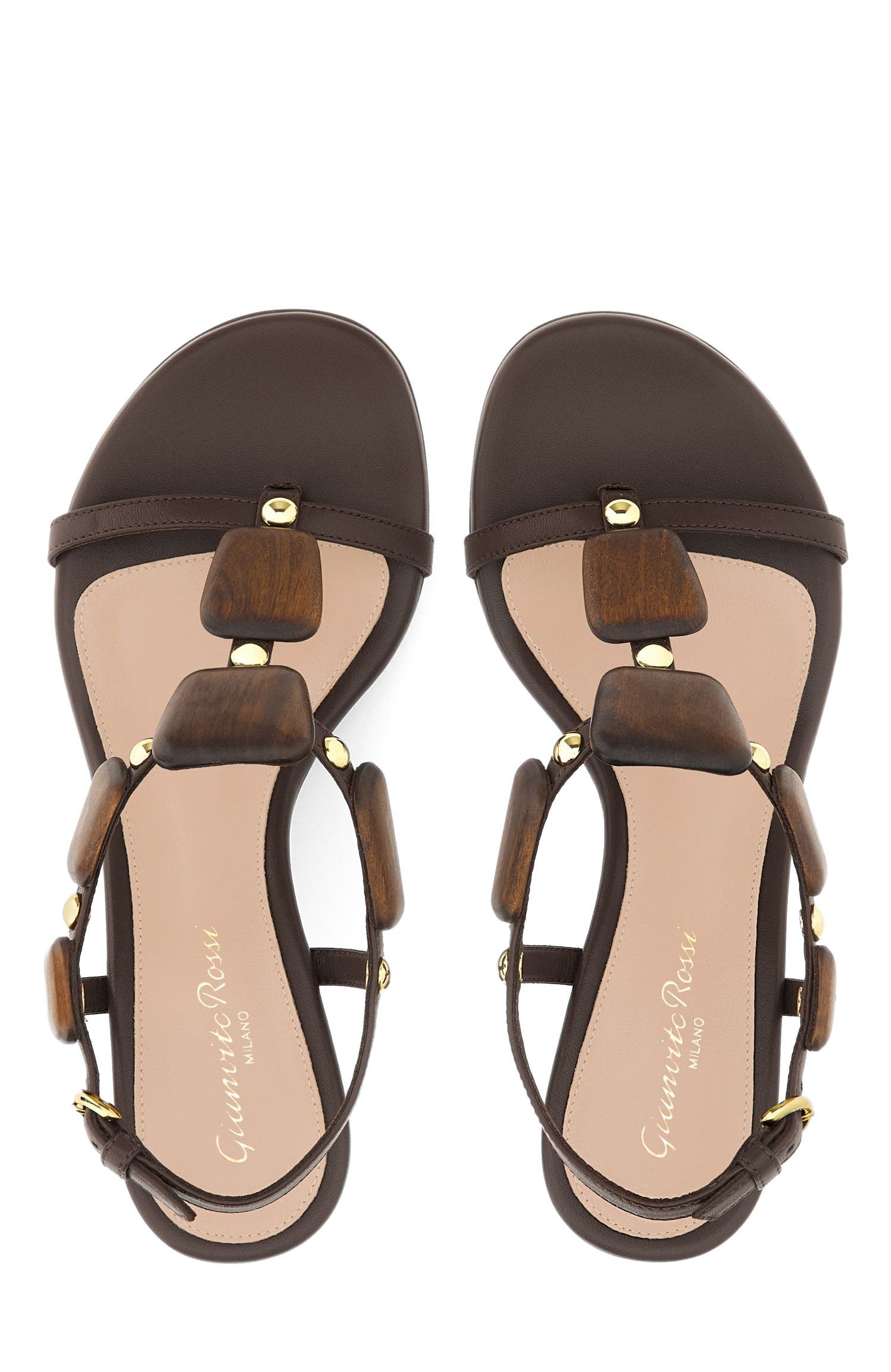 Munduk 45 Sandal, Alternate, color, Dark Brown Lamb Leather