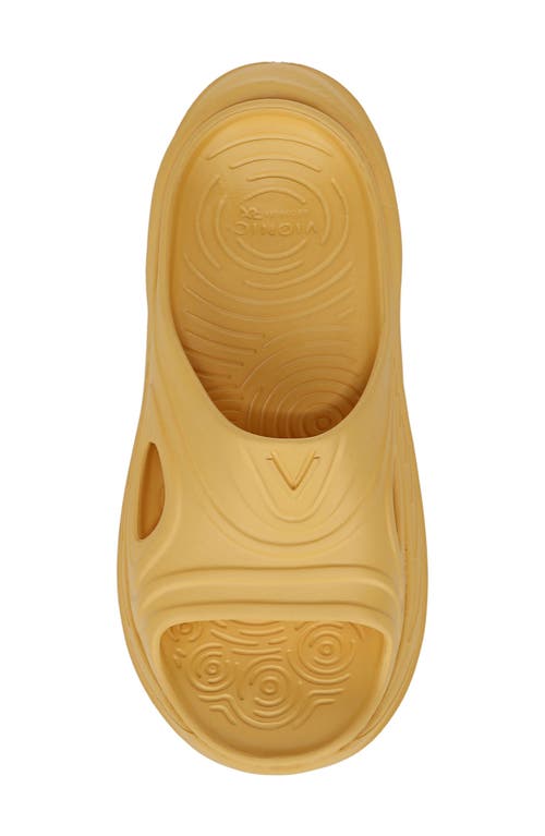 Vionic Cove Rx Recovery Sandal In Butter Yellow