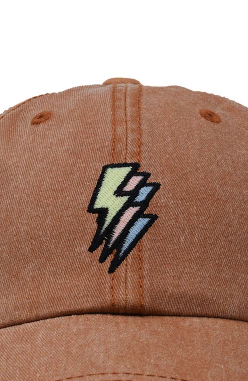 Dalix Lightning Cap In Washed Orange