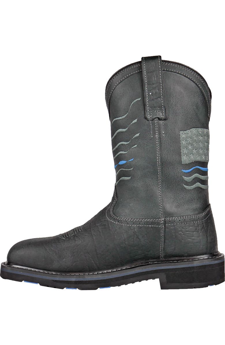 Hoss Boot Company HOSS Rushmore Composite Toe Puncture Resistant Work Boot, Alternate, color, Black
