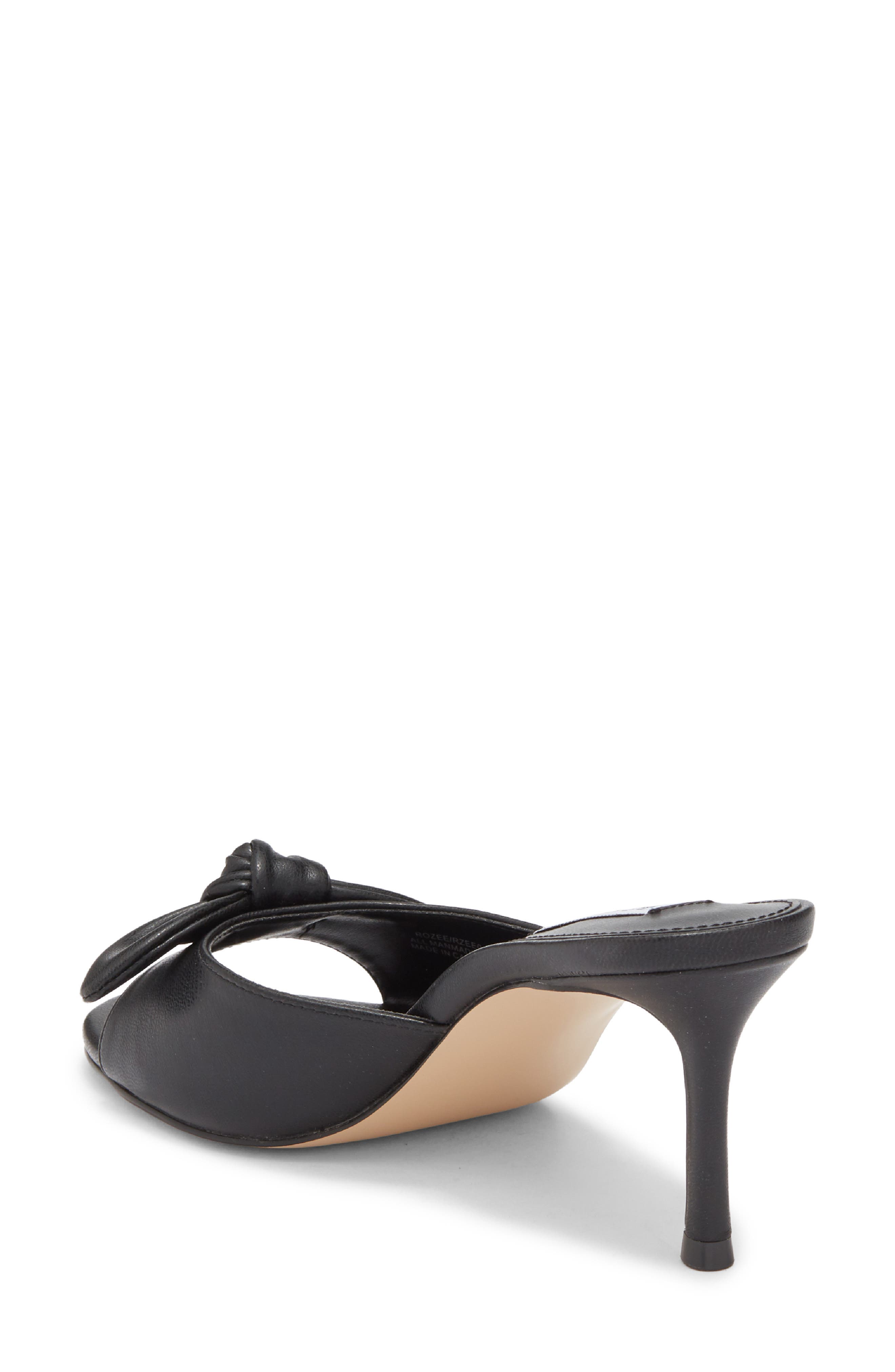 Steve Madden Rozee Knot Sandal, Alternate, color, Black