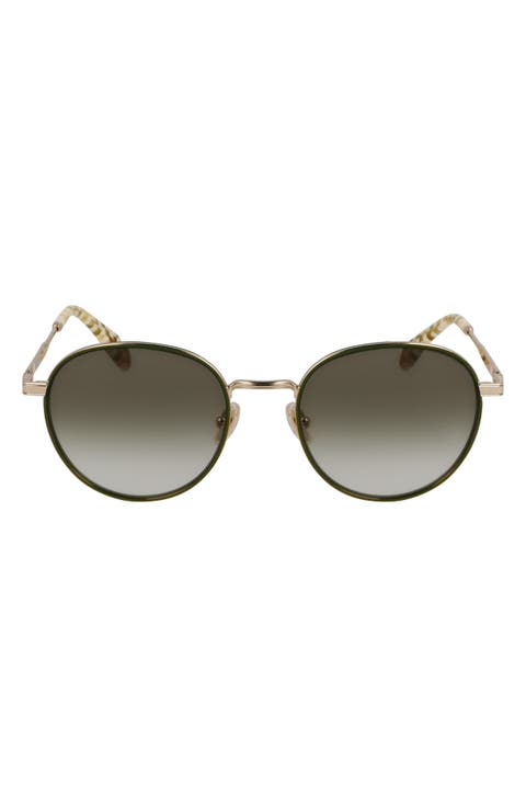 Mabley 53mm Gradient Round Sunglasses