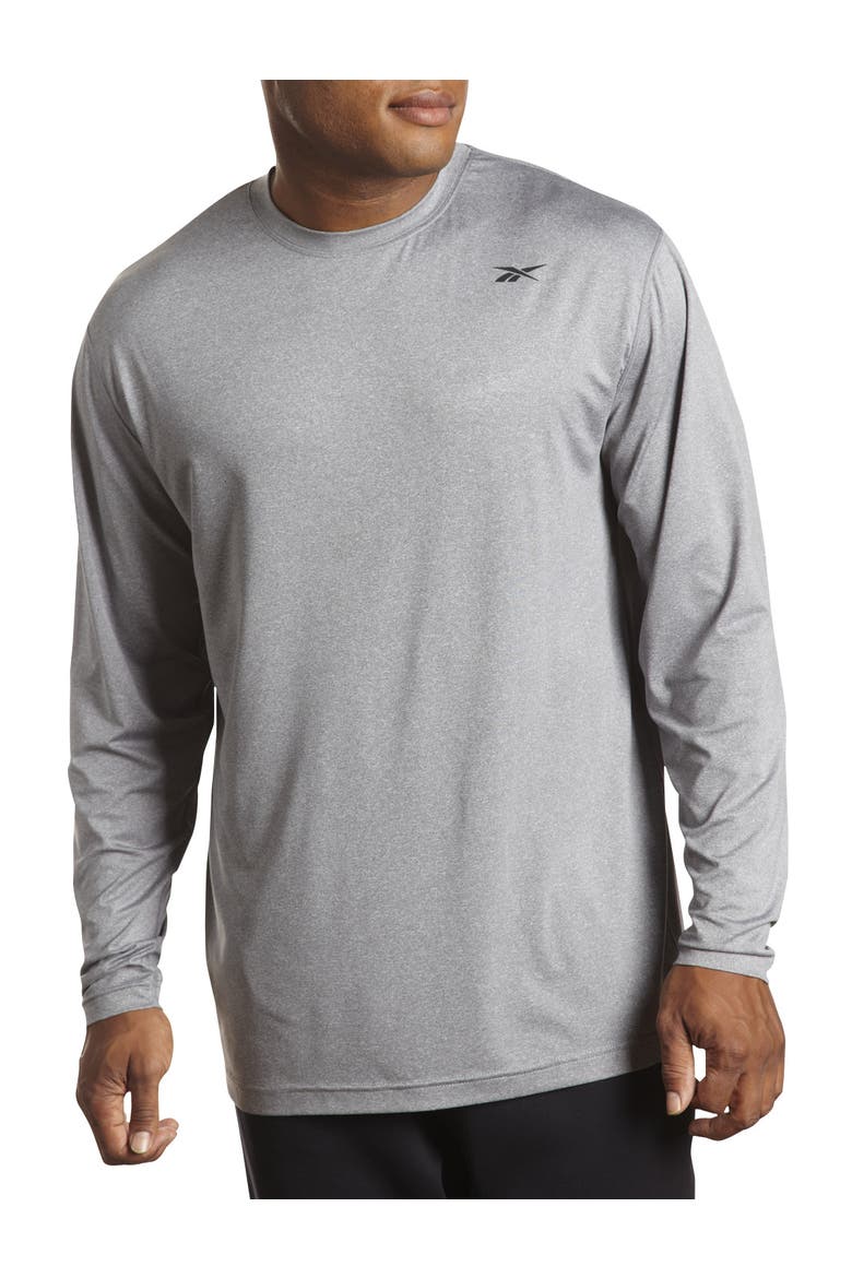 Long Sleeve Base Layer Top, Alternate, color, GRANITE HEATHER