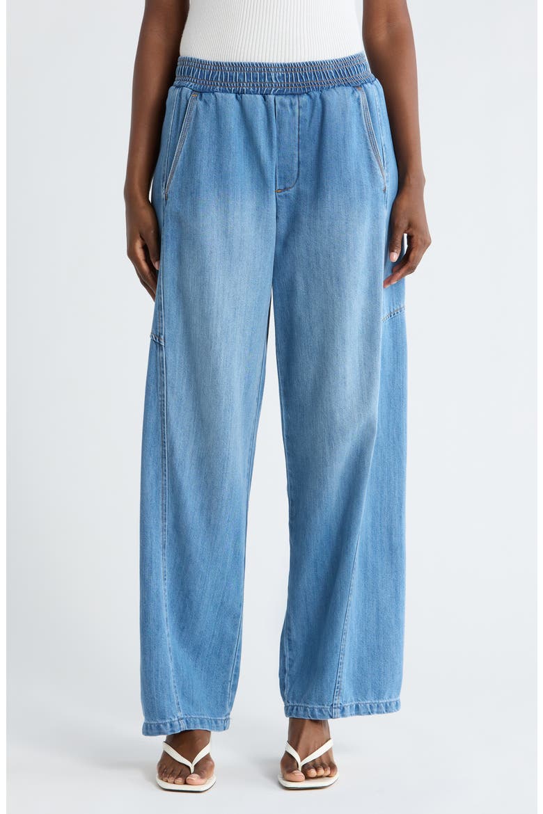 Rel Straight Leg Pants, Main, color, LIGHT BLUE