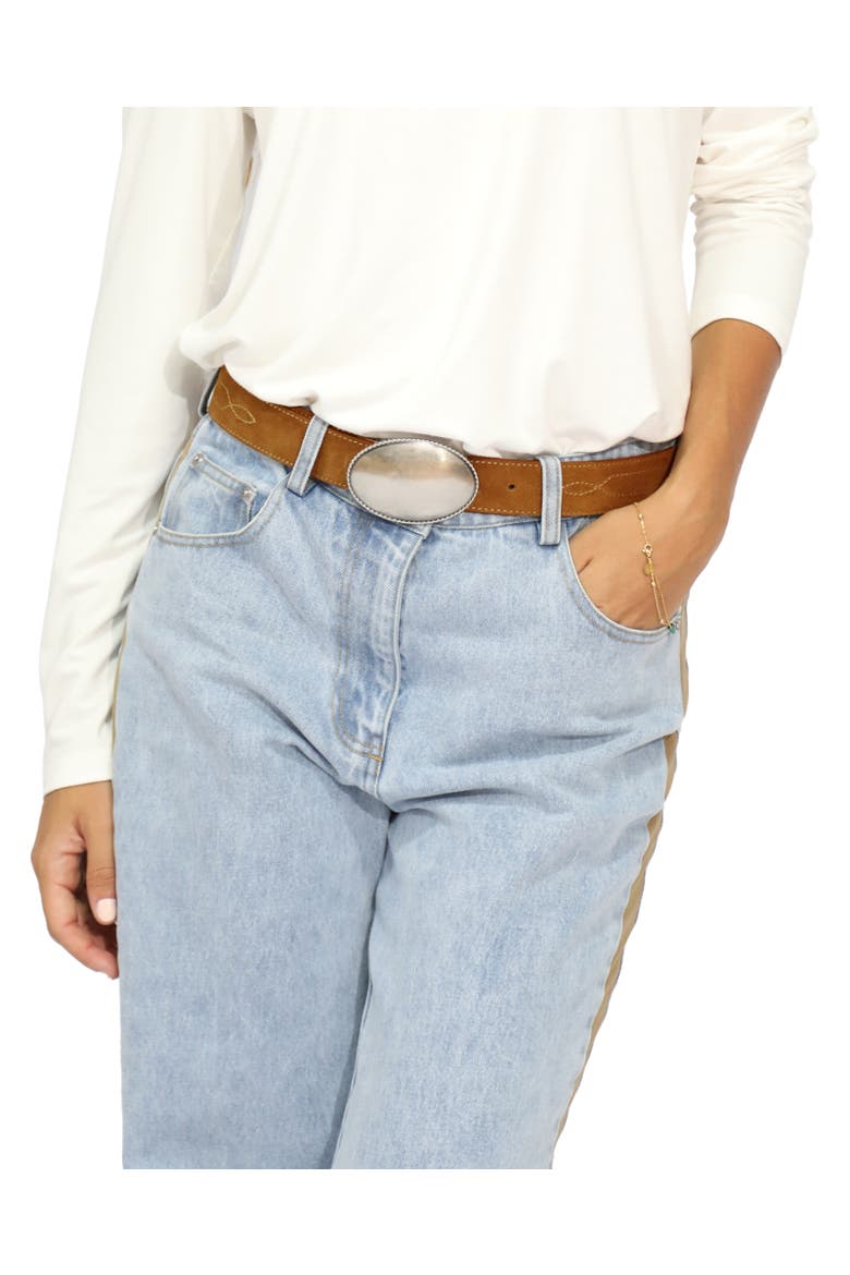 Melrose Western Belt, Main, color, Tan