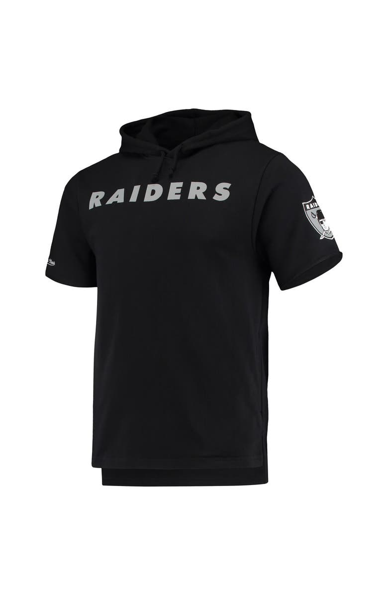 Mitchell & Ness Men's Mitchell & Ness Black Las Vegas Raiders Game Day Hoodie T-Shirt, Alternate, color, Black