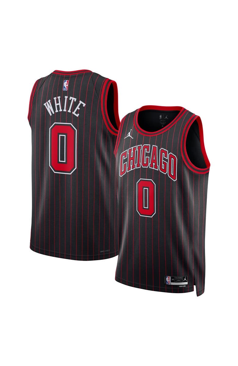 Jordan Brand Unisex Jordan Brand Coby White Black Chicago Bulls Swingman Jersey - Statement Edition, Main, color, Black