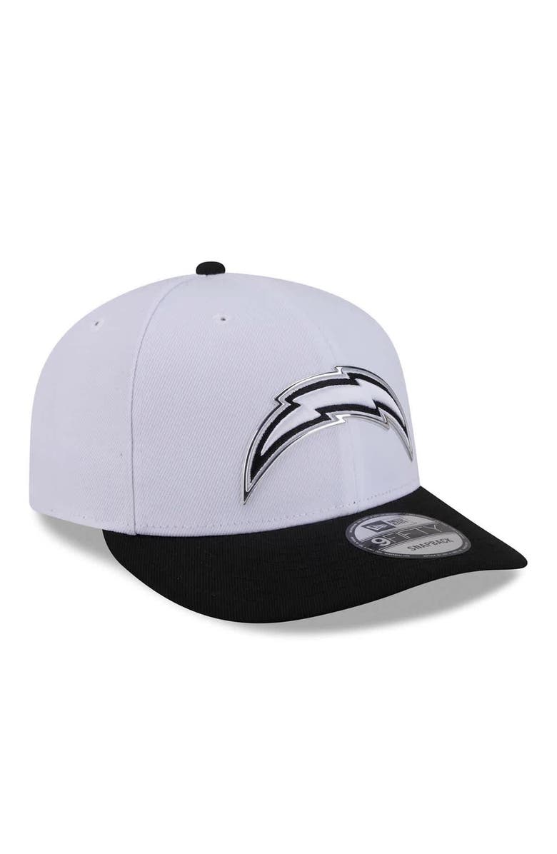 New Era Men's New Era  White/Black Los Angeles Chargers 2026 NFL Draft Pre-Curved 9FIFTY Snapback Hat, Alternate, color, White