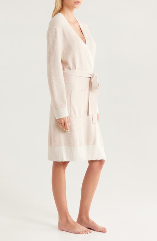 Barefoot Dreams Cozychic Lite® Tonal Contrast Robe In Neutral