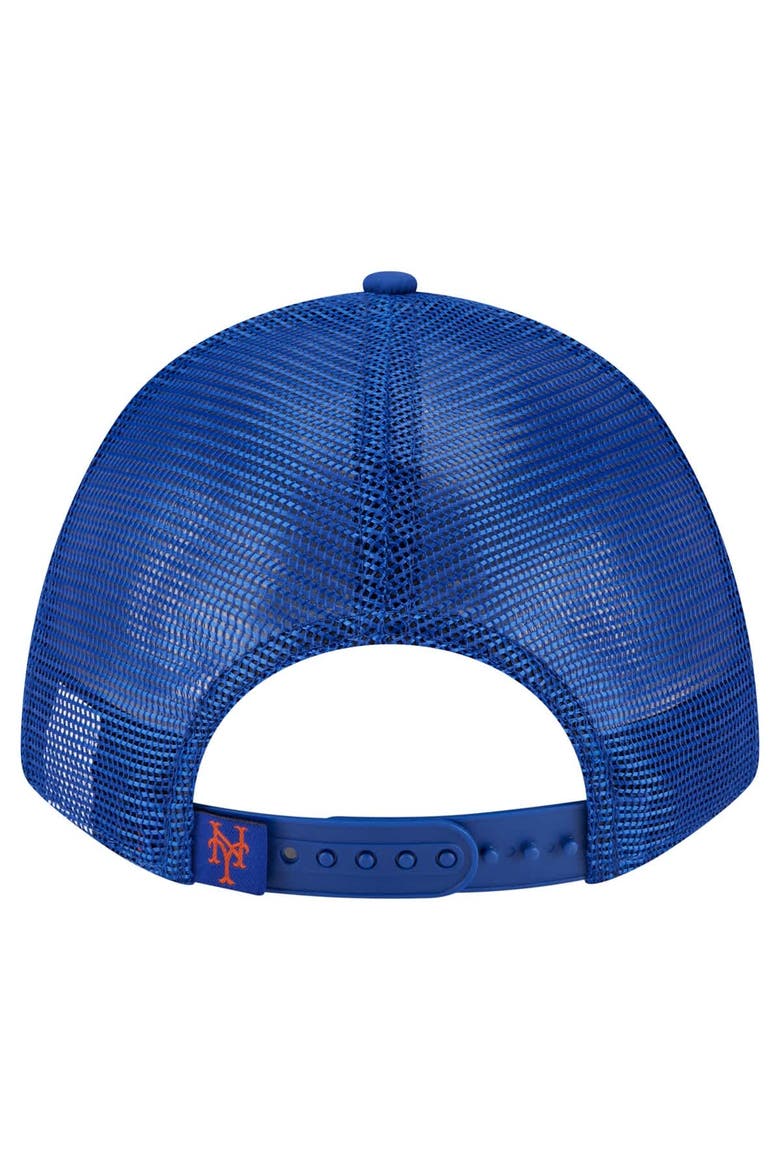 Men's New Era  Royal New York Mets Minimalist 9FORTY A-Frame Adjustable Hat, Alternate, color, Royal