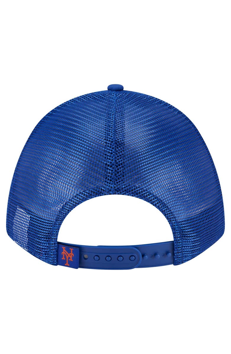 New Era Men's New Era  Royal New York Mets Minimalist 9FORTY A-Frame Adjustable Hat, Alternate, color, Royal