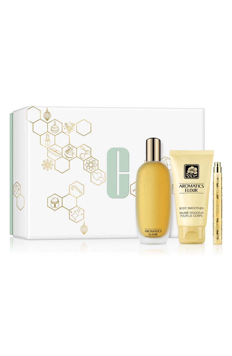 Clinique Aromatics Elixir Riches Fragrance Set $143 Value, Main, color, 