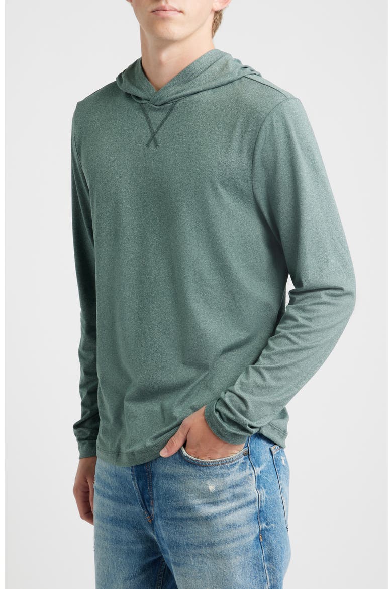 Malone T-Shirt Hoodie, Alternate, color, HEATHER ARBOR