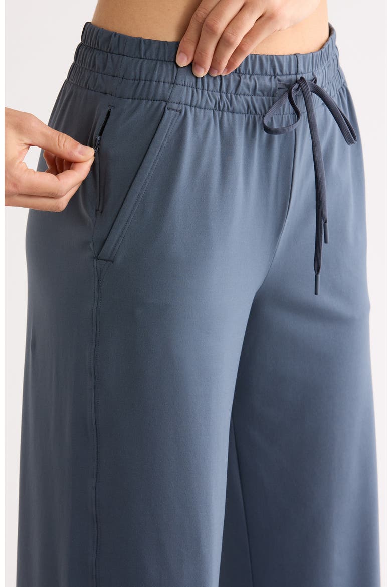 Move In Mid Rise Straight Leg Sweatpants, Alternate, color, NAVY ARMADA