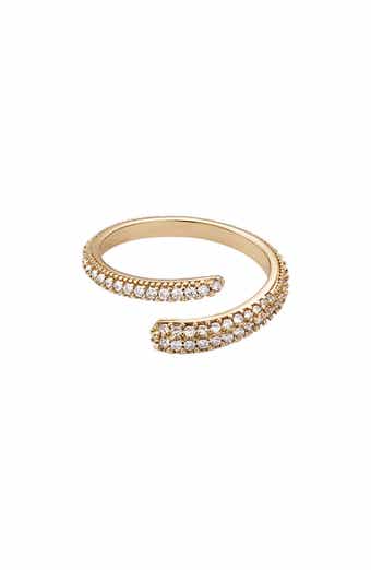 Pavé CZ Bypass Ring