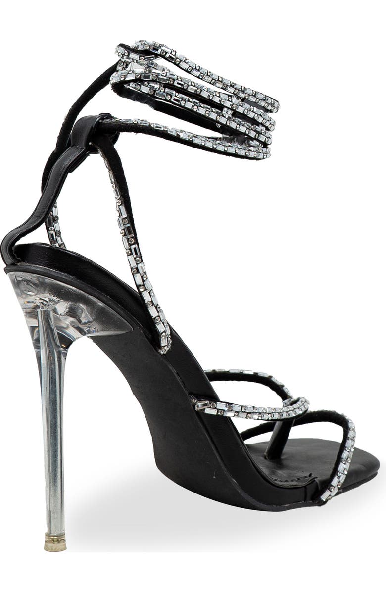 CHASE AND CHLOE Ankle Tie Sandal, Alternate, color,