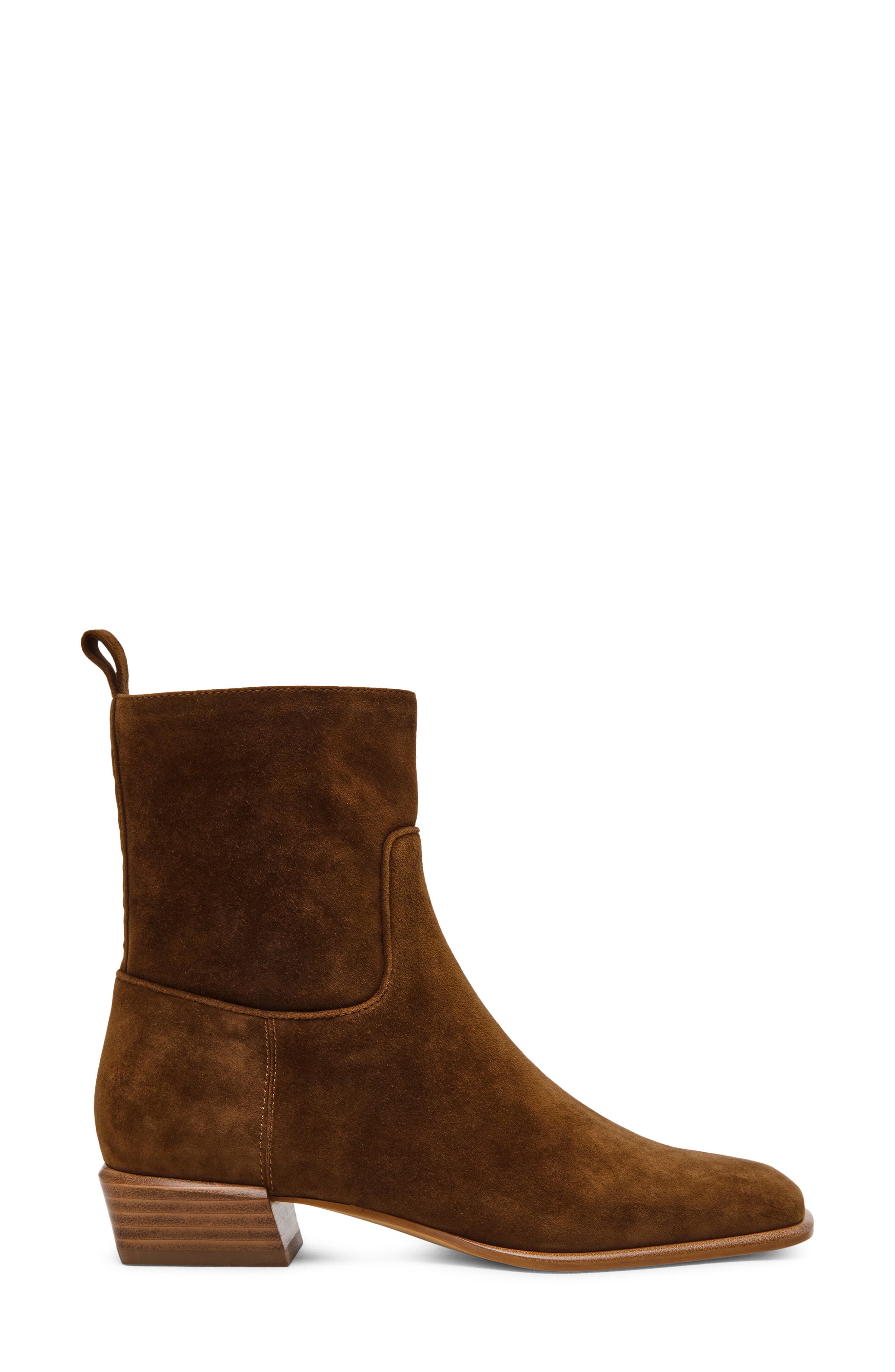 Birdette Leather Boot, Alternate, color, BROWN SUEDE