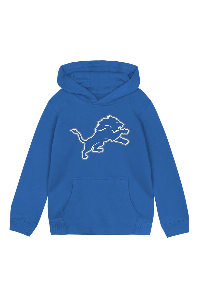 Toddler Blue Detroit Lions Logo Pullover Hoodie, Main, color, Blue