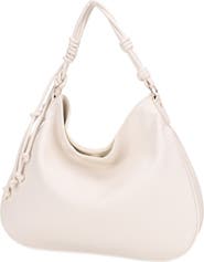 Mali + Lili Yasmin Vegan Leather Hobo Shoulder Bag