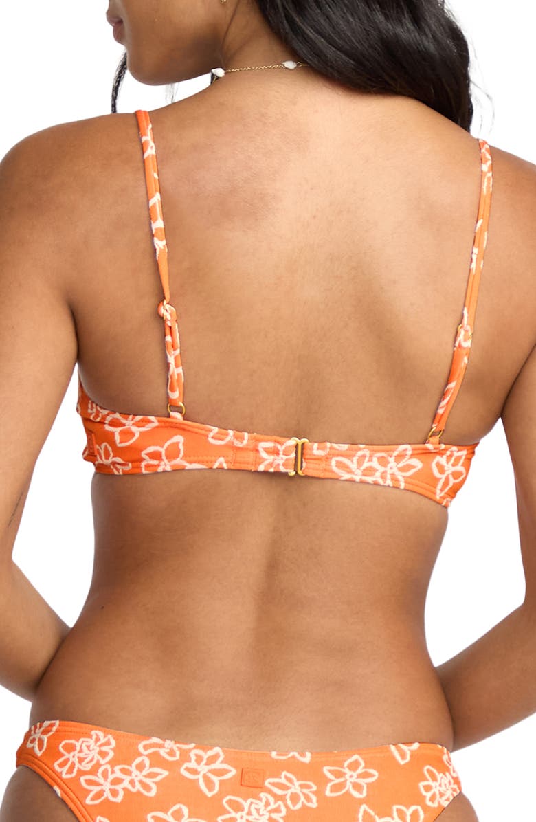Billabong x Josie Have it All Bralette Bikini Top, Alternate, color, Orange Pop