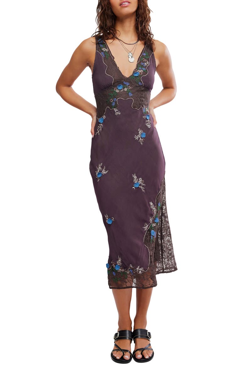 Free People Meet Again Midi Dress, Main, color, 