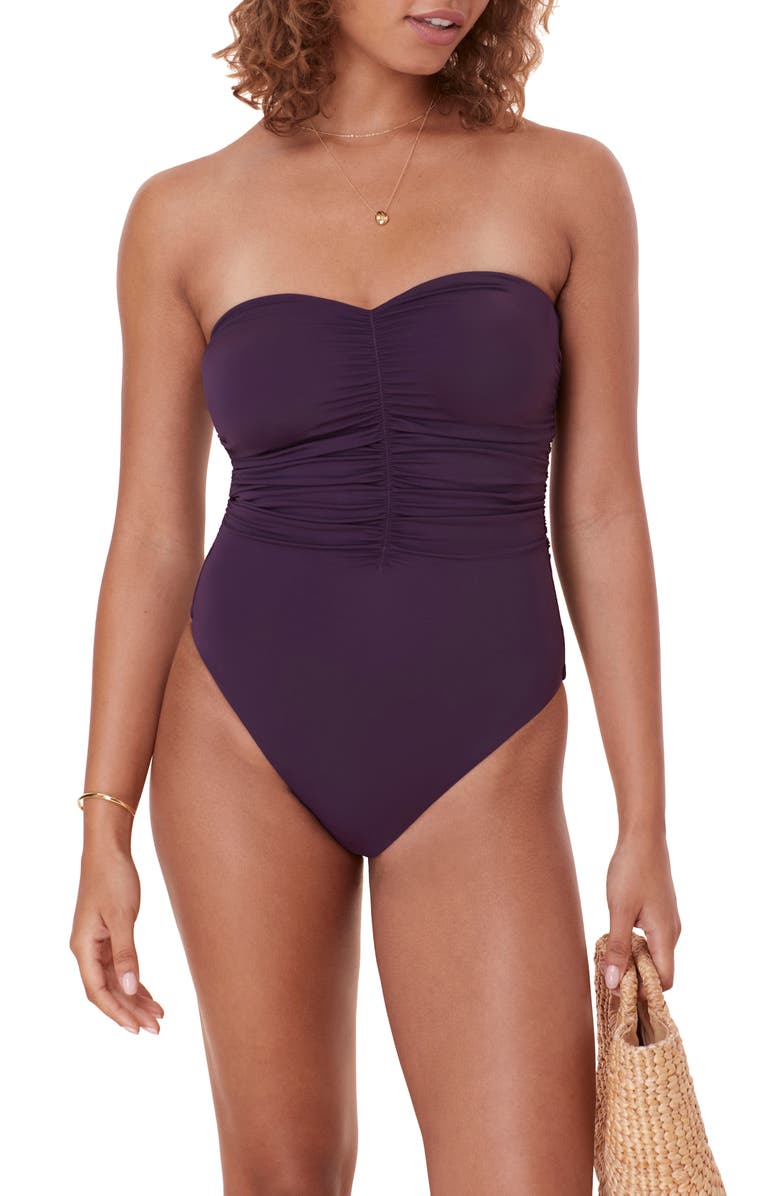 Andie The Pana Strapless One-Piece Swimsuit, Main, color, 