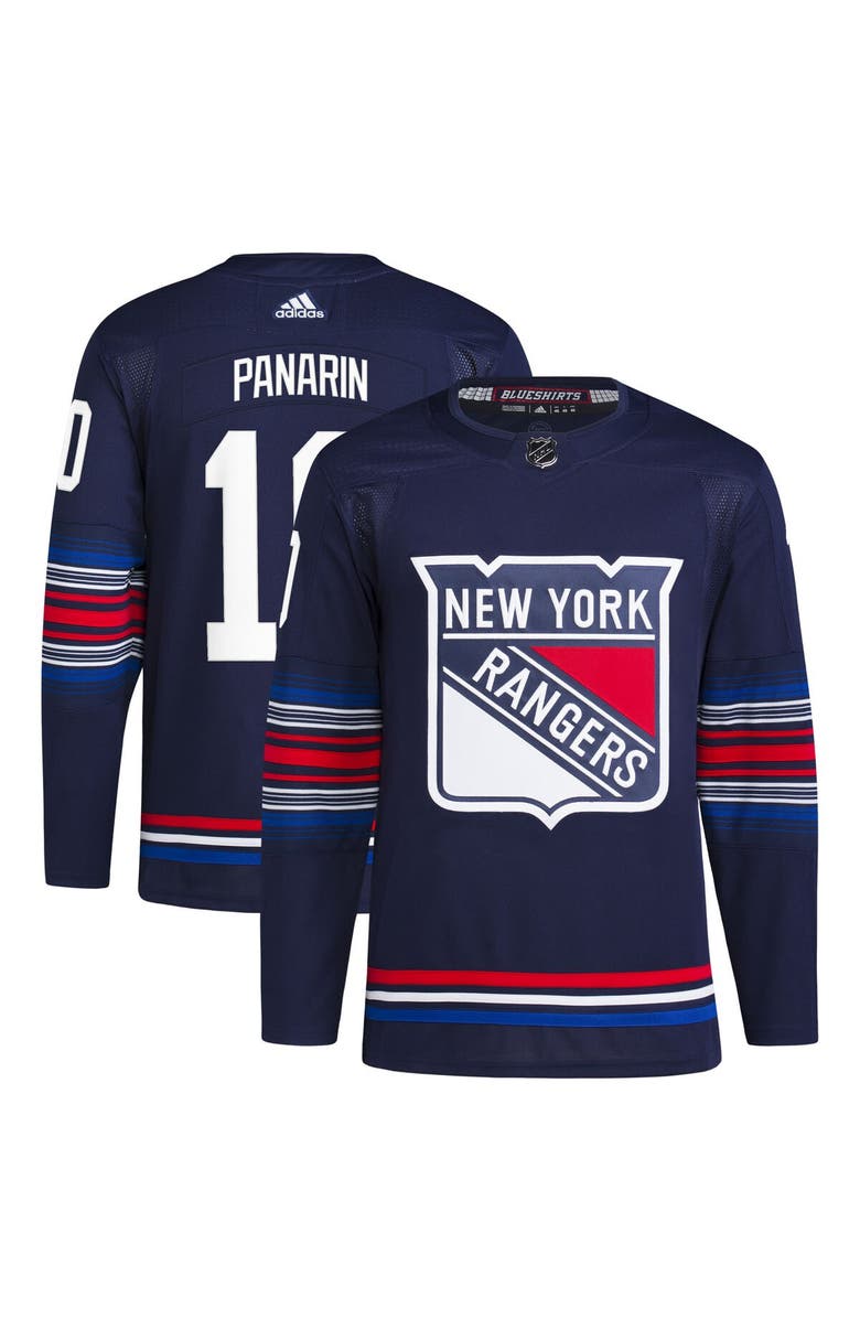 adidas Men's adidas Artemi Panarin Navy New York Rangers Alternate Authentic Primegreen Player Jersey, Main, color, 