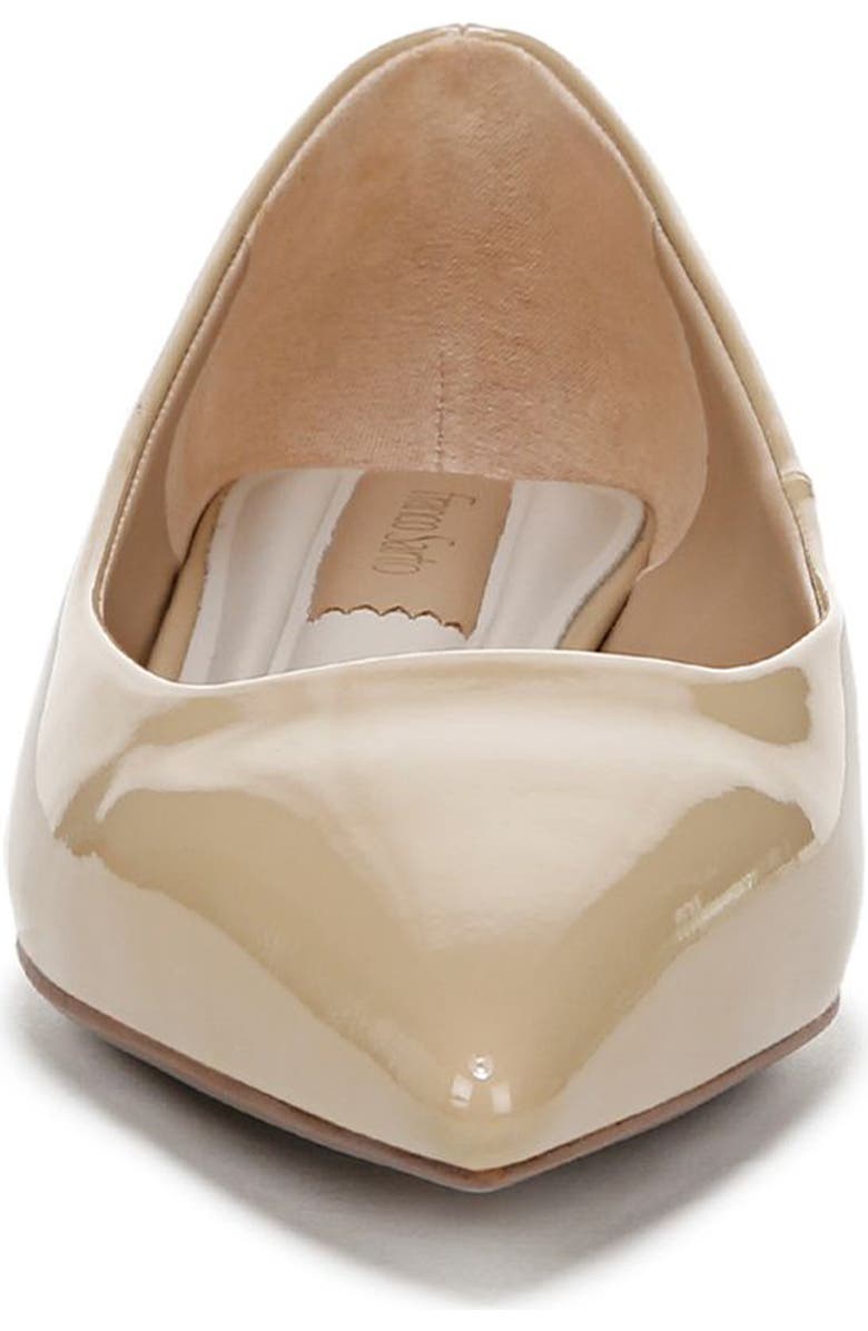 Franco Sarto Prella Pointed Toe Kitten Heel Pump, Alternate, color, Grey