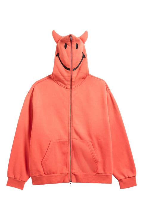 Smiley Devil Full Zip Hoodie