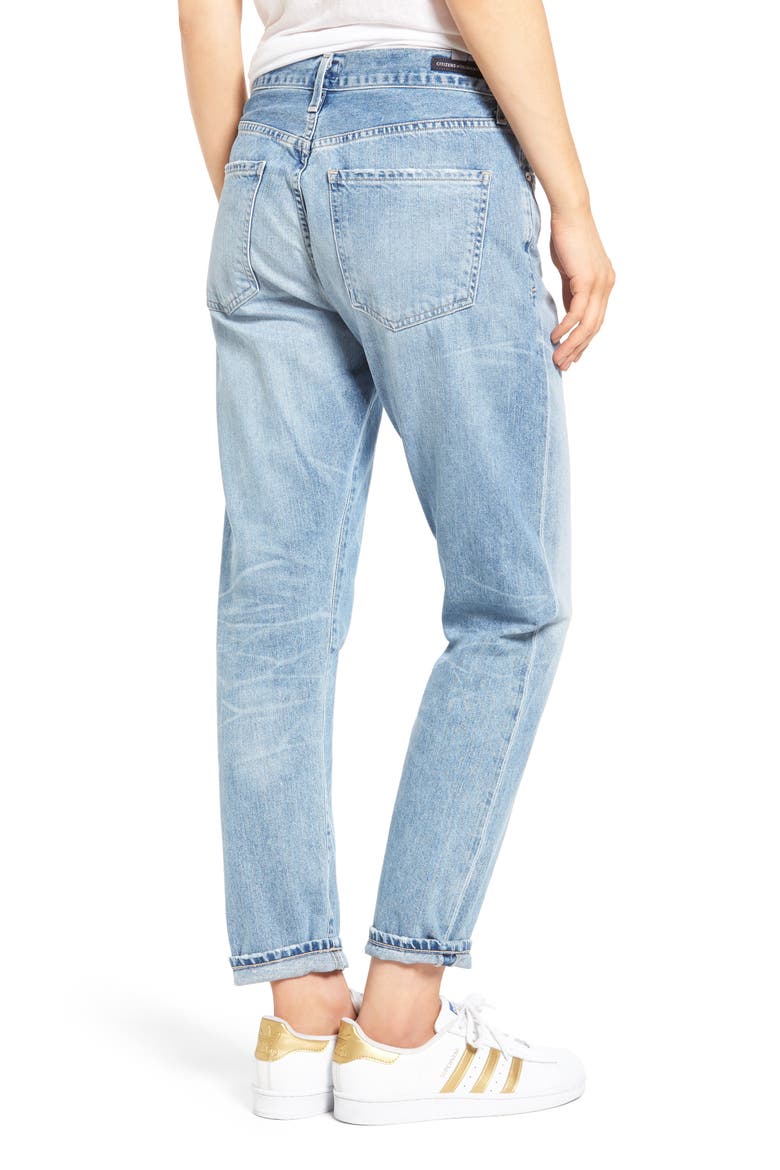 Liya High Waist Jeans, Alternate, color, SUNDAY MORNING