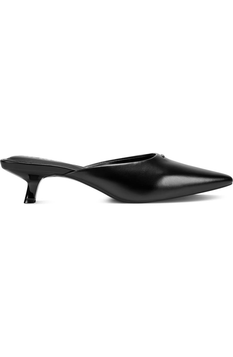 DKNY Nabil Pointed Toe Kitten Heel Mule, Alternate, color, Black