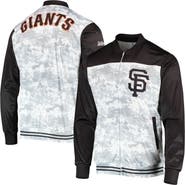 STITCHES Men's Stitches Black San Francisco Giants Camo Full-Zip Jacket
