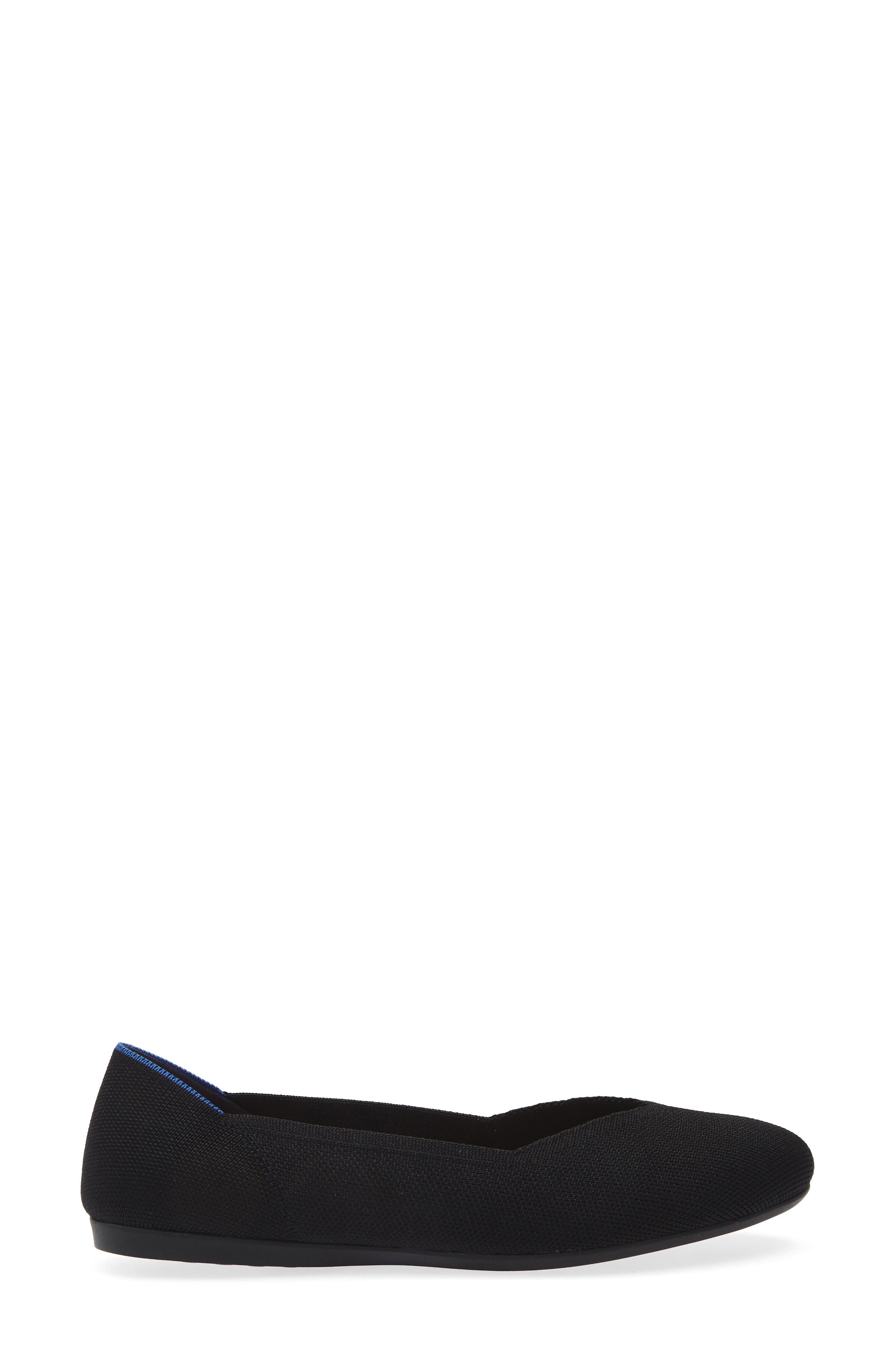 Rothy's The Daily Ballet Flat, Alternate, color, Black