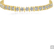 CZ by Kenneth Jay Lane Cubic Zirconia Bar Tennis Bracelet