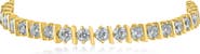 CZ by Kenneth Jay Lane Cubic Zirconia Bar Tennis Bracelet