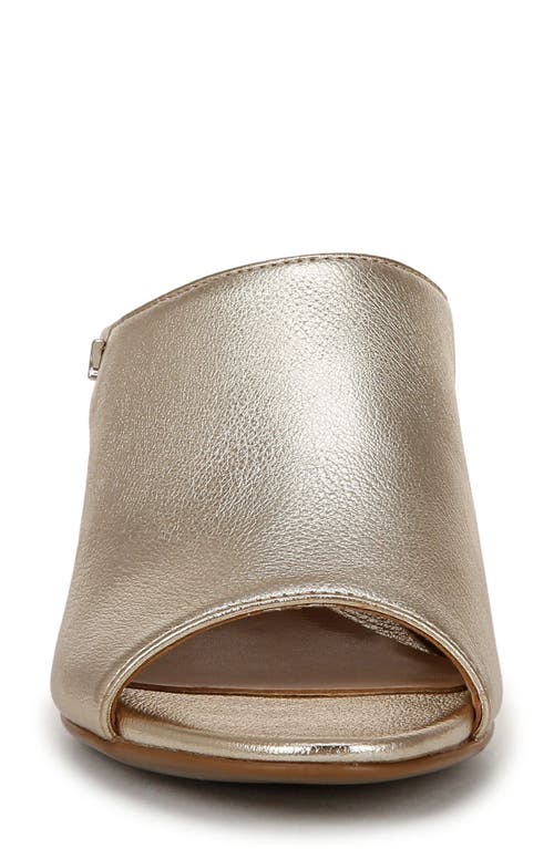 Naturalizer Imogen Slide Sandal In Champagne Faux Leather