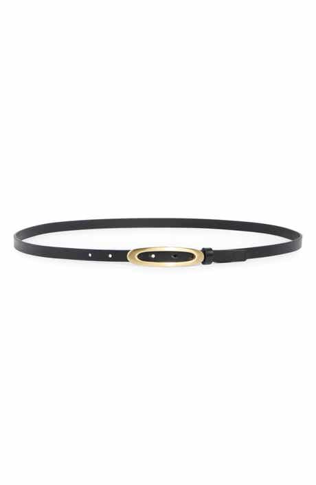 Ted Baker London Oval Buckle Leather Belt