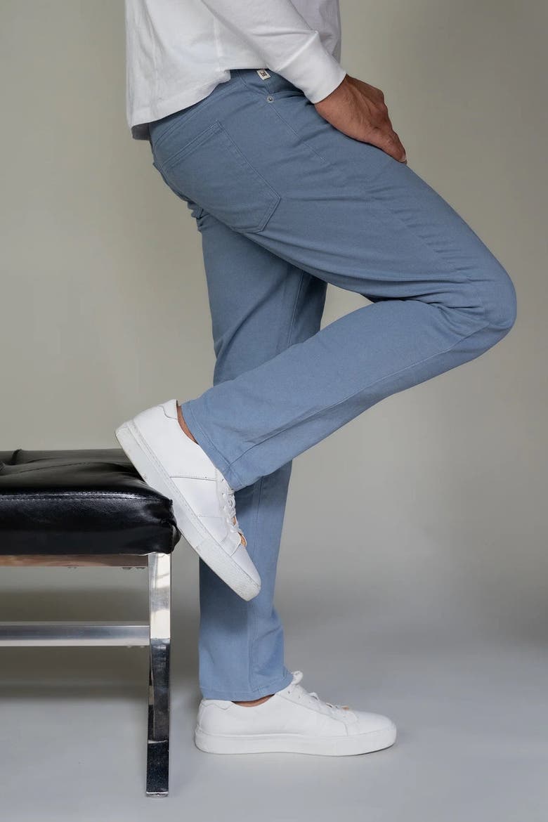 Italian 5-Pocket Pants, Alternate, color, Slate